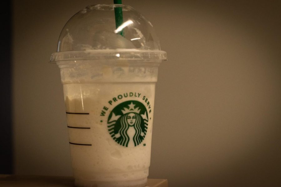 Coffee drinks like the one pictured are very popular among college students.