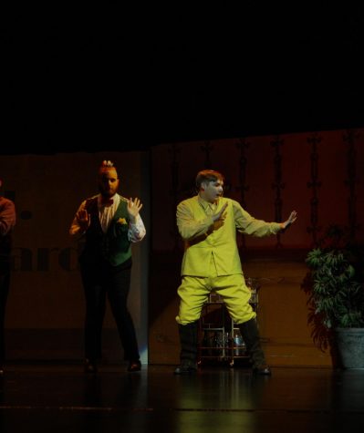 A scene from the recent production of Clue the Musical.