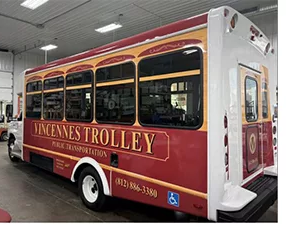  The new Vincennes Trolley is free for students to use and has more than 50 stops throughout the city.